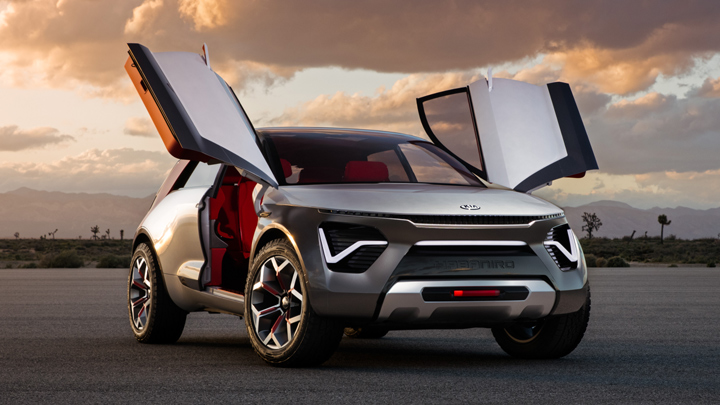 Kia unveils the AWD and fully-electric HabaNiro concept