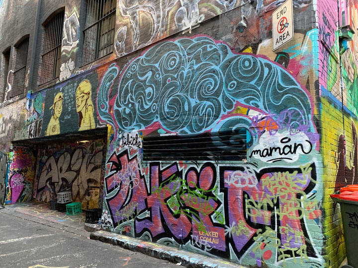 A gallery of Melbourne's street art taken in 2019