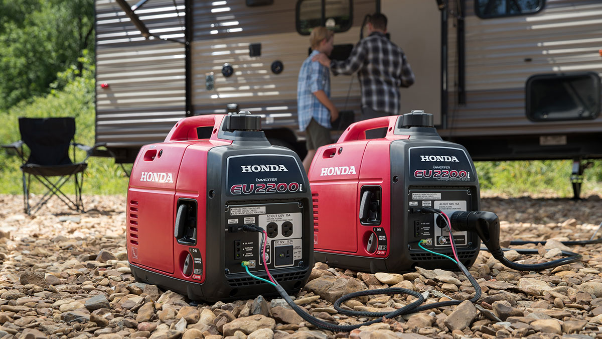 Honda's full off-road lineup at the 2019 Overland Expo West