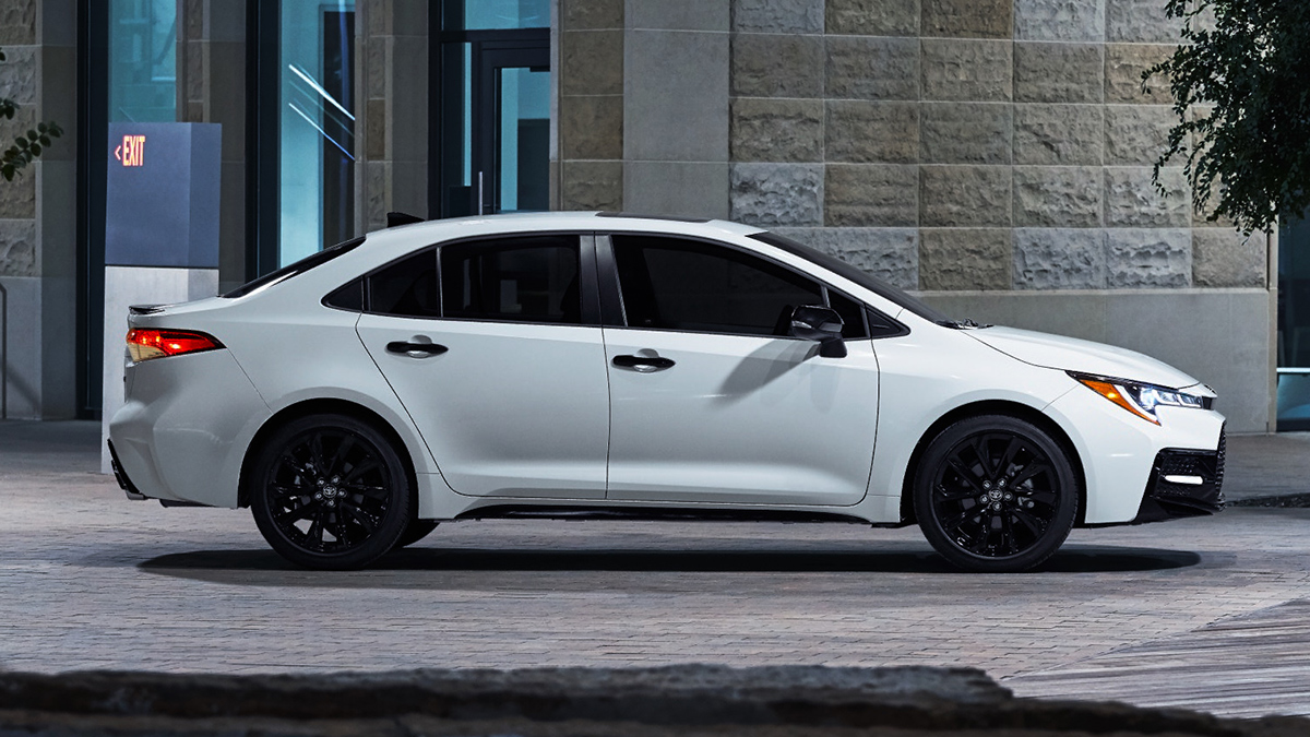 The Toyota Corolla now has a Nightshade Edition