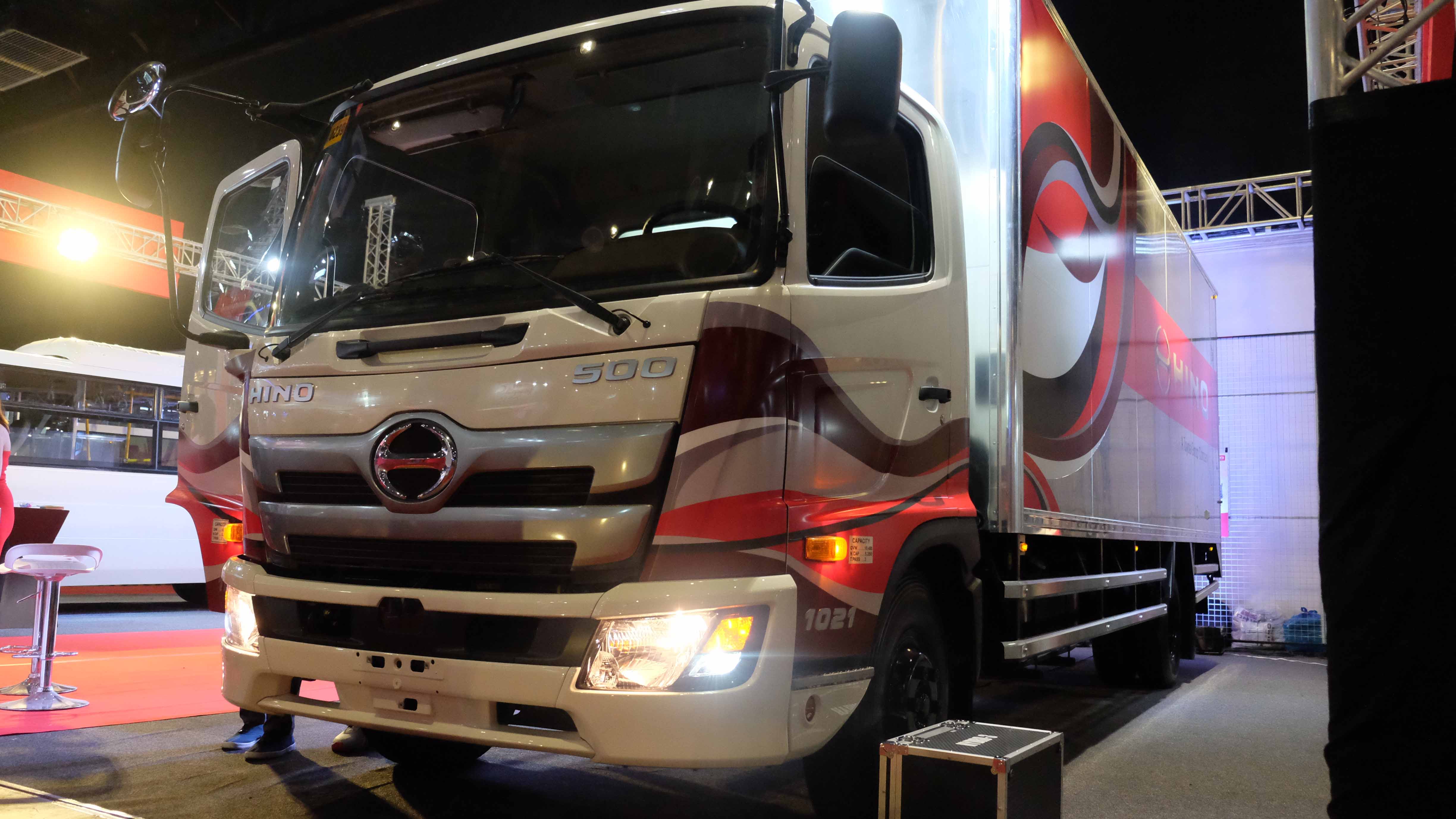 Hino Motors Philippines showcases Hino CLass II PUV and FC9JL7A