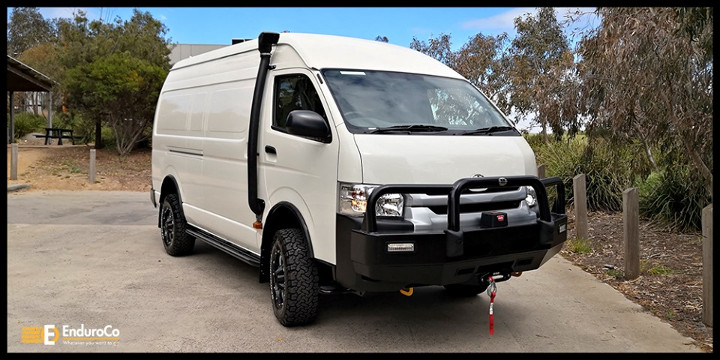 4WD off-road-ready Toyota Hiace