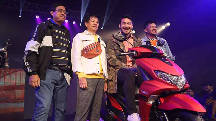 Atom Araullo is the brand ambassador of the new Yamaha  Mio  