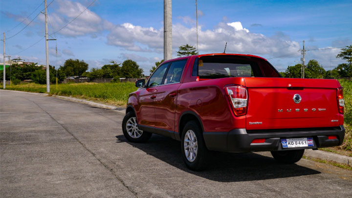 SsangYong Musso Grand 2020 driving on the road