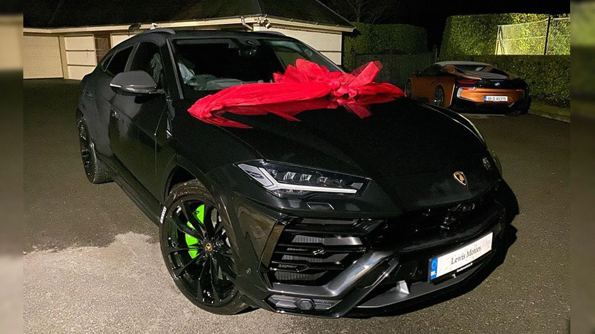 Conor McGregor bought a Lamborghini Urus for Christmas last year