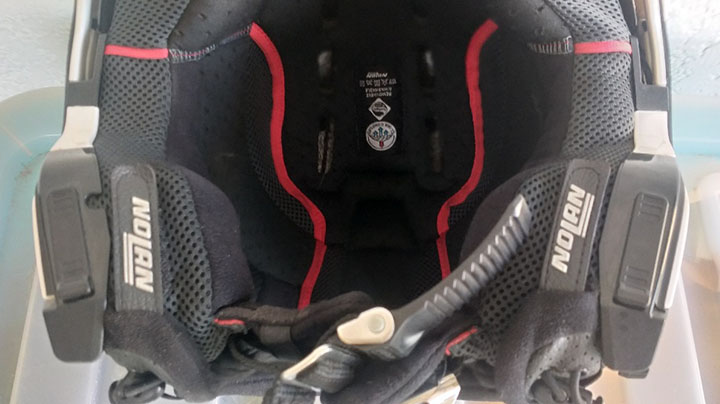 Nolan n702 X helmet closeup