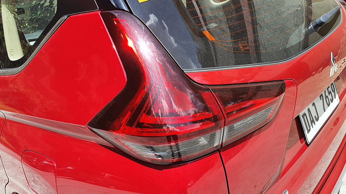 Mitsubishi Xpander GLS tail light close up