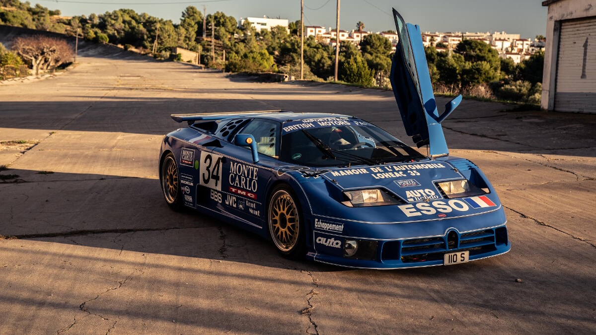 Top Gear takes the last Bugatti Veyron and two EB110s on a fun run