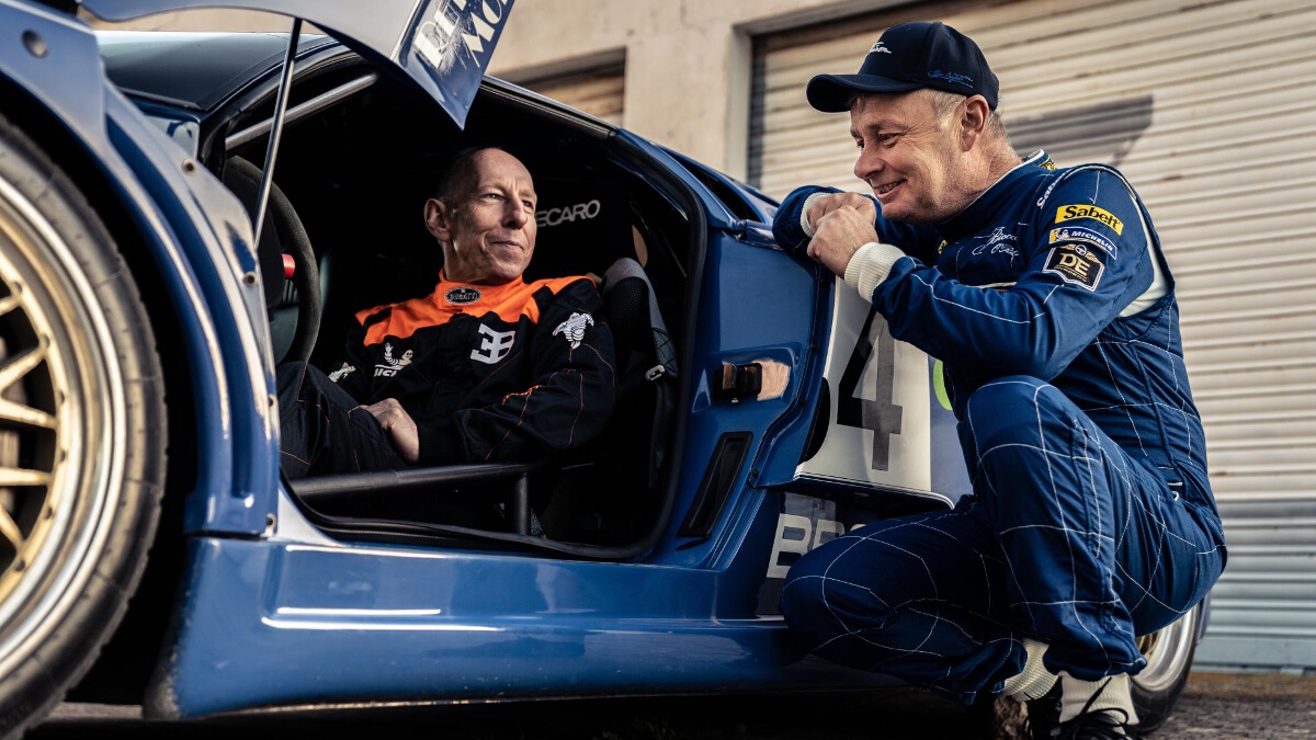 Top Gear takes the last Bugatti Veyron and two EB110s on a fun run