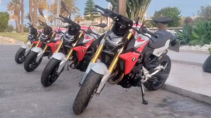 BMW F900 R 2020s lined up