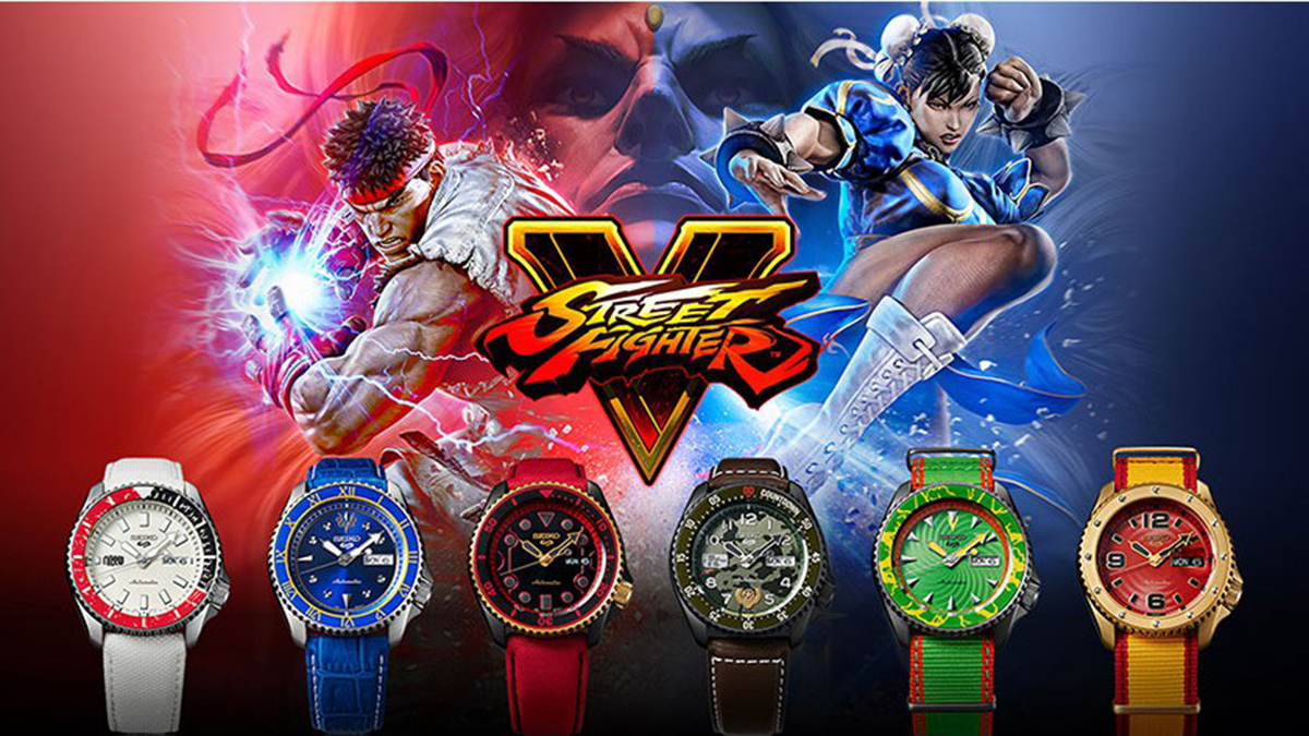 Seiko is releasing a collaboration with 'Street Fighter'