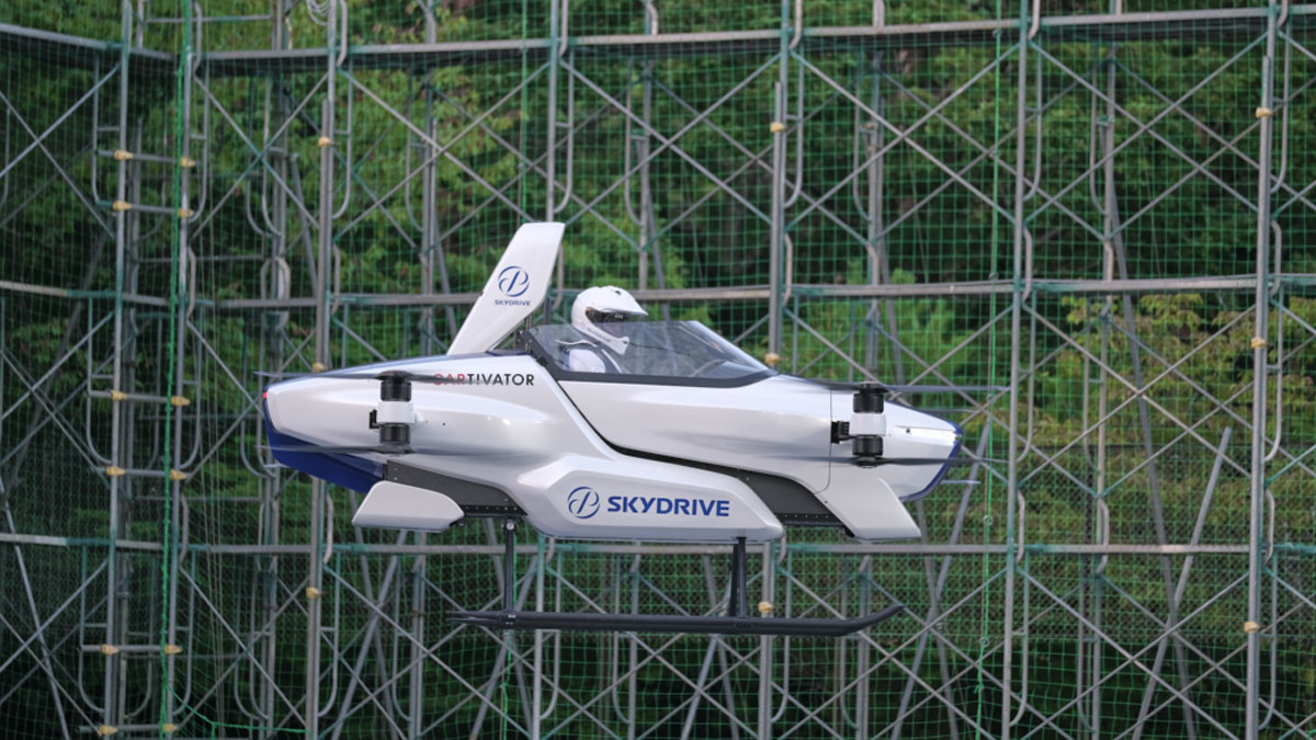 SkyDrive e-VTOL vehicle or flying car