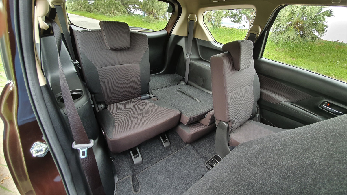 Suzuki Ertiga 2020 seats side shot