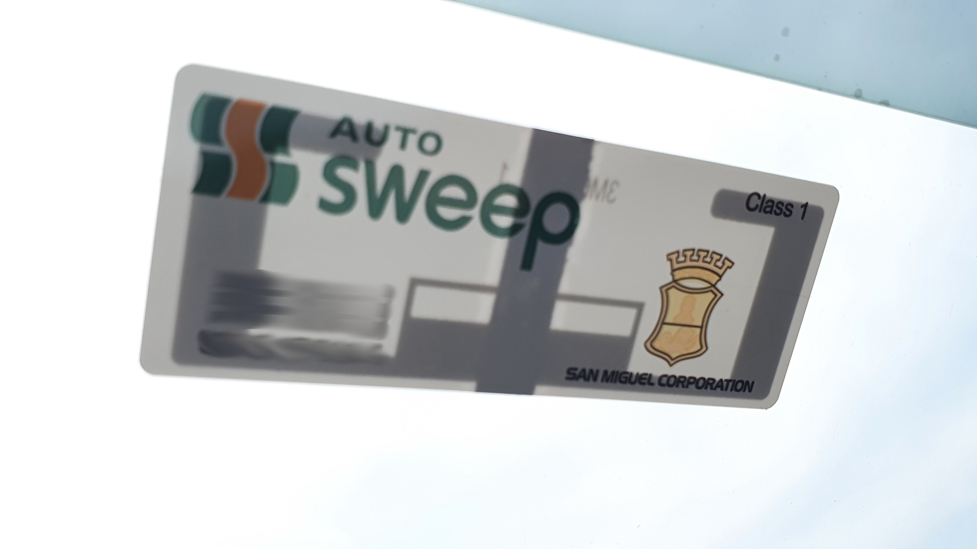 Autosweep, RFID sticker, tollway, San Miguel Corporation