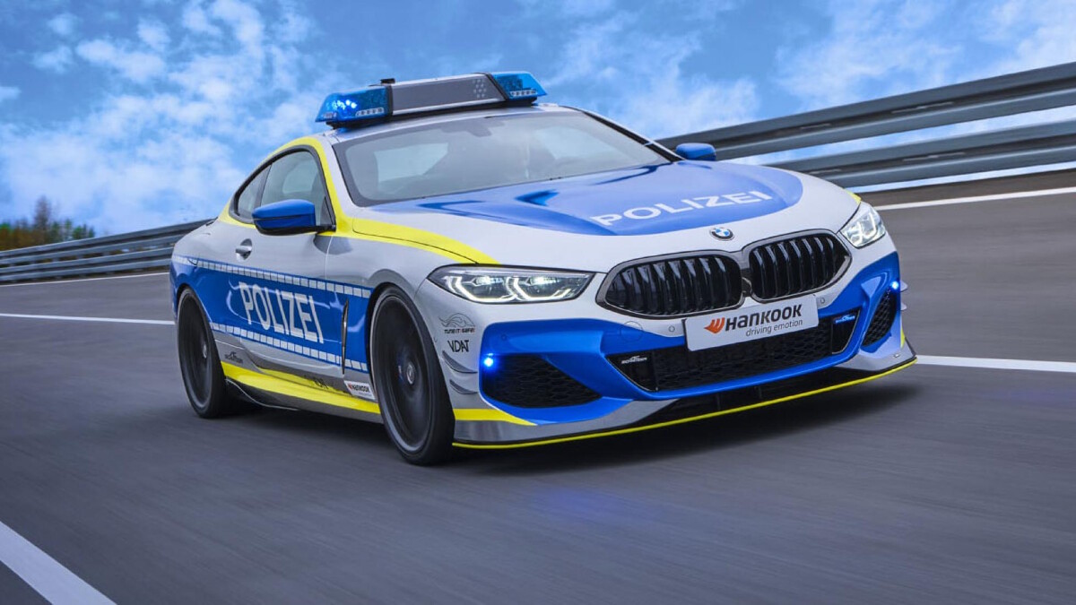 Bmw m8 police