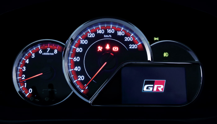  The Toyota Vios GR-S odometer