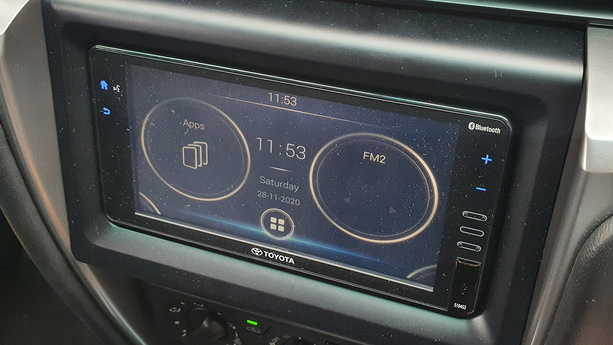 The 2021 Toyota Fortuner - Touchscreen Display