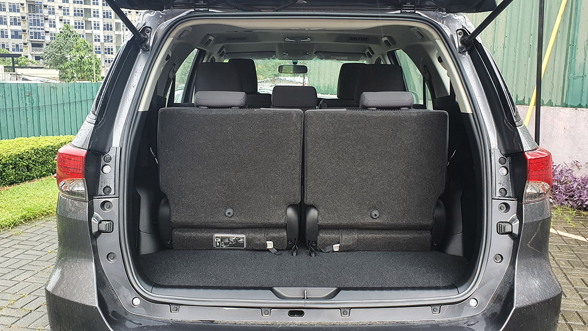 The 2021 Toyota Fortuner - Trunk Space