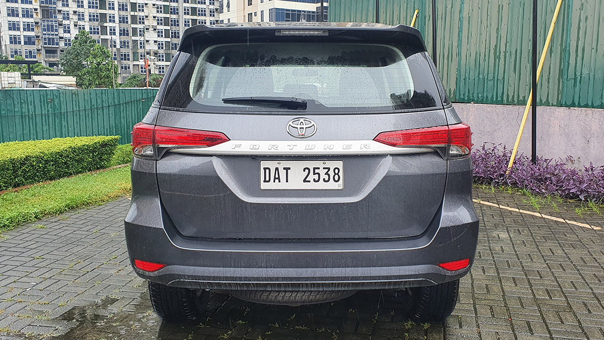 The 2021 Toyota Fortuner - Rear