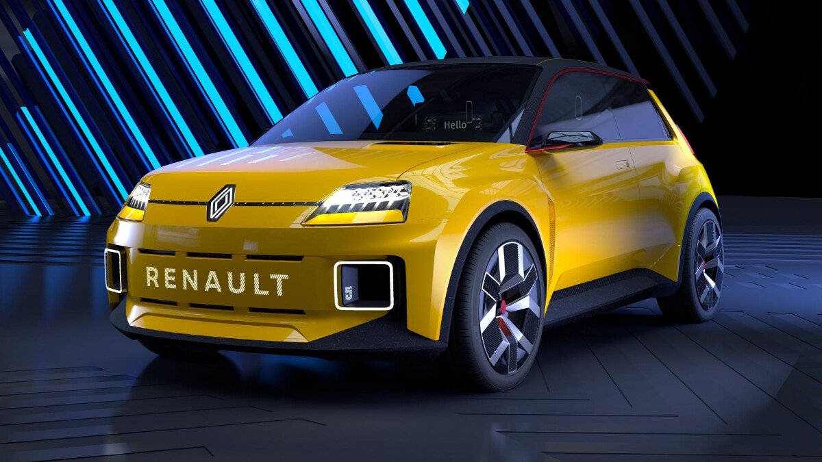 Renault R5 Concept, electric vehicle, Renault concept car