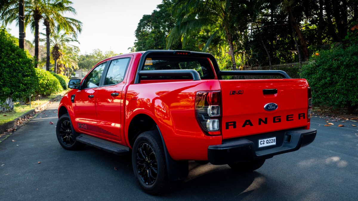 The 2020 Ford Ranger FX4 4x2 AT - Rear Angle