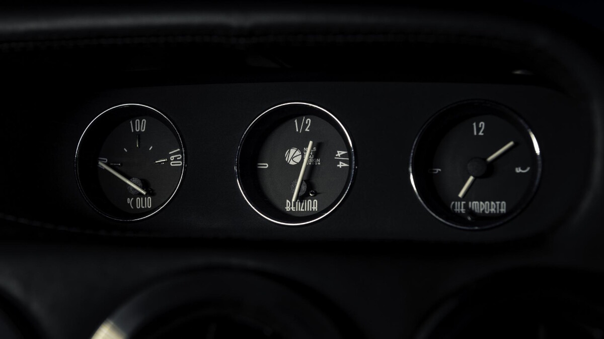 The Ferrari Breadvan Hommage - Dashboard odometer