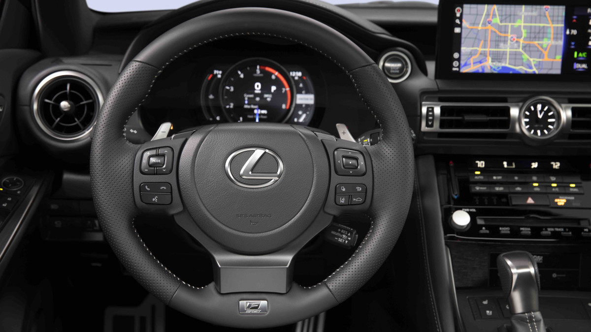 2022 Lexus IS500 F Sport Performance steering wheel
