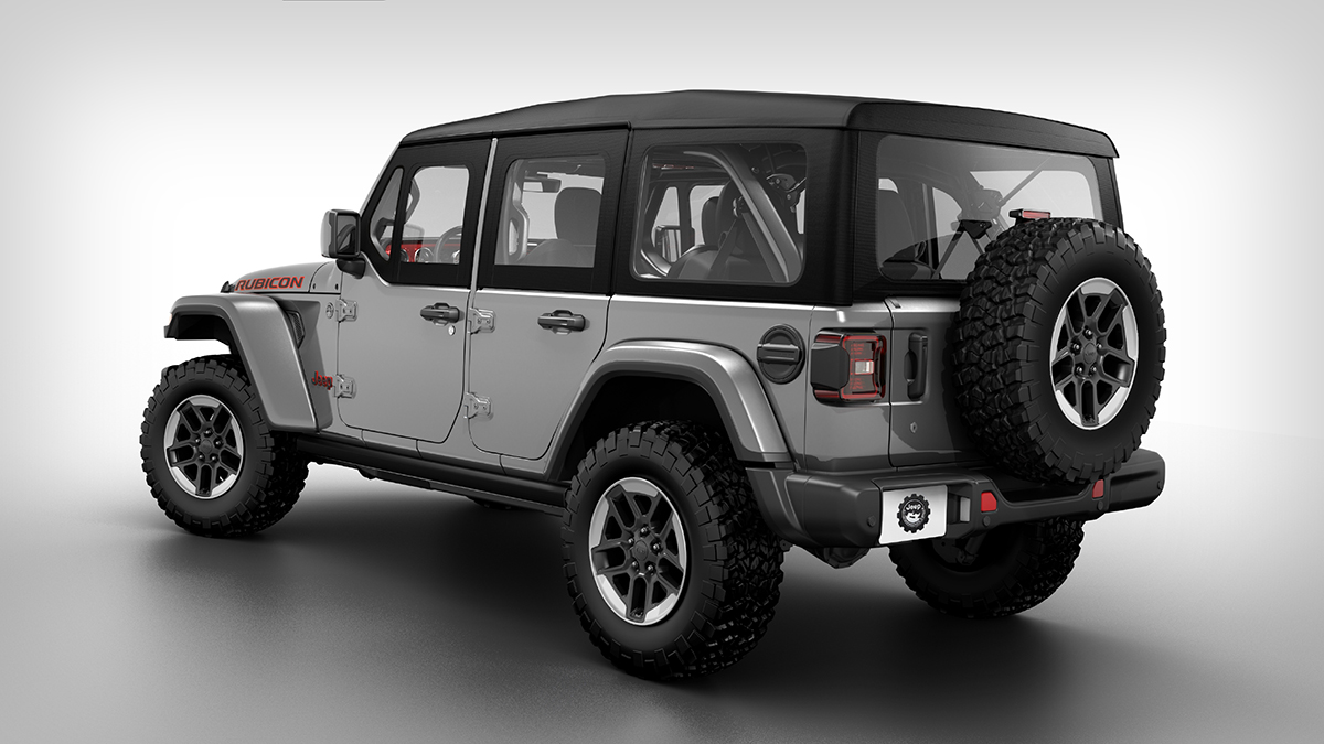 Jeep is now offering the Wrangler with half-doors