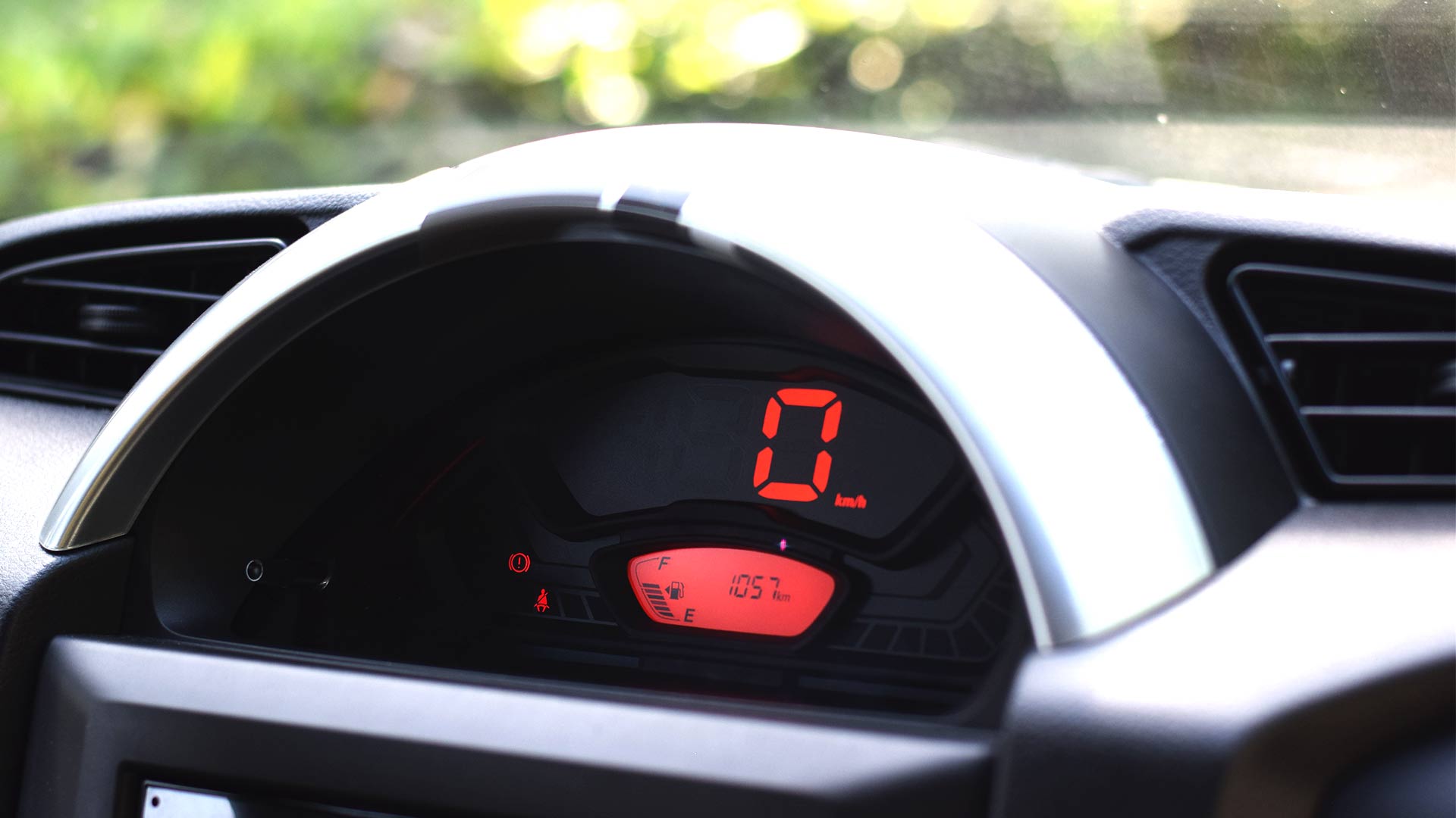 The Suzuki S-Presso odometer