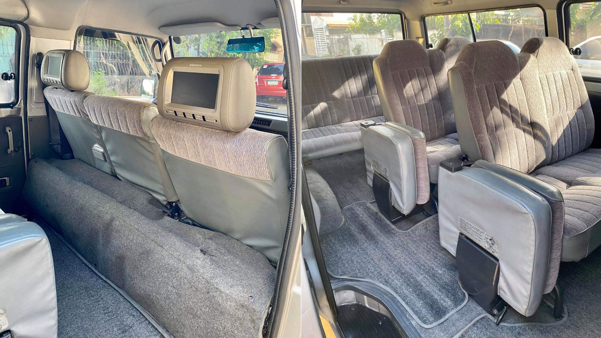 Mitsubishi L300 Versa Van rear passengers seats