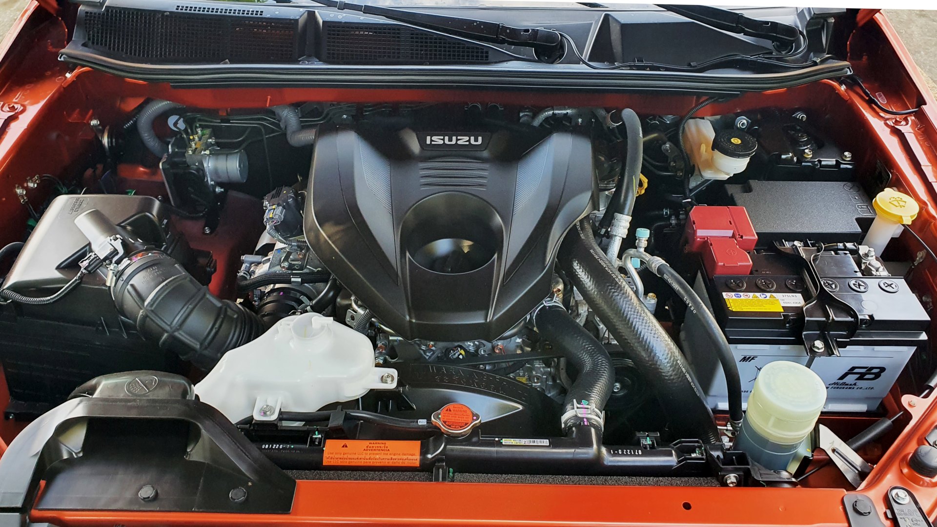 The 2021 Isuzu D-Max engine 