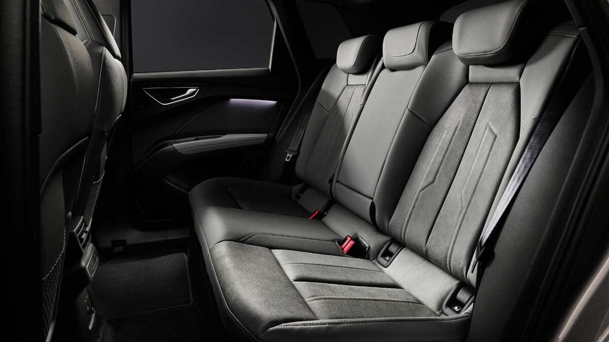 The Audi Q4 e-tron Rear Passenger Seats