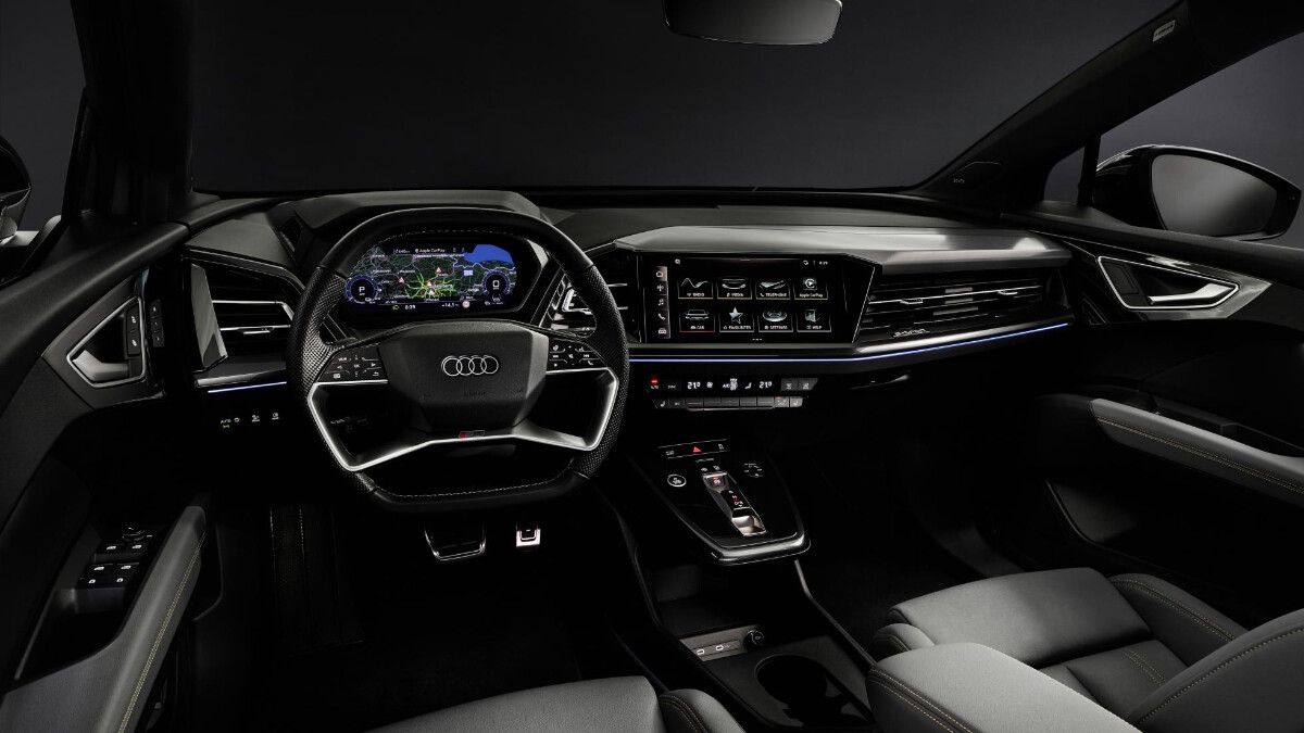 The Audi Q4 e-tron Dashboard