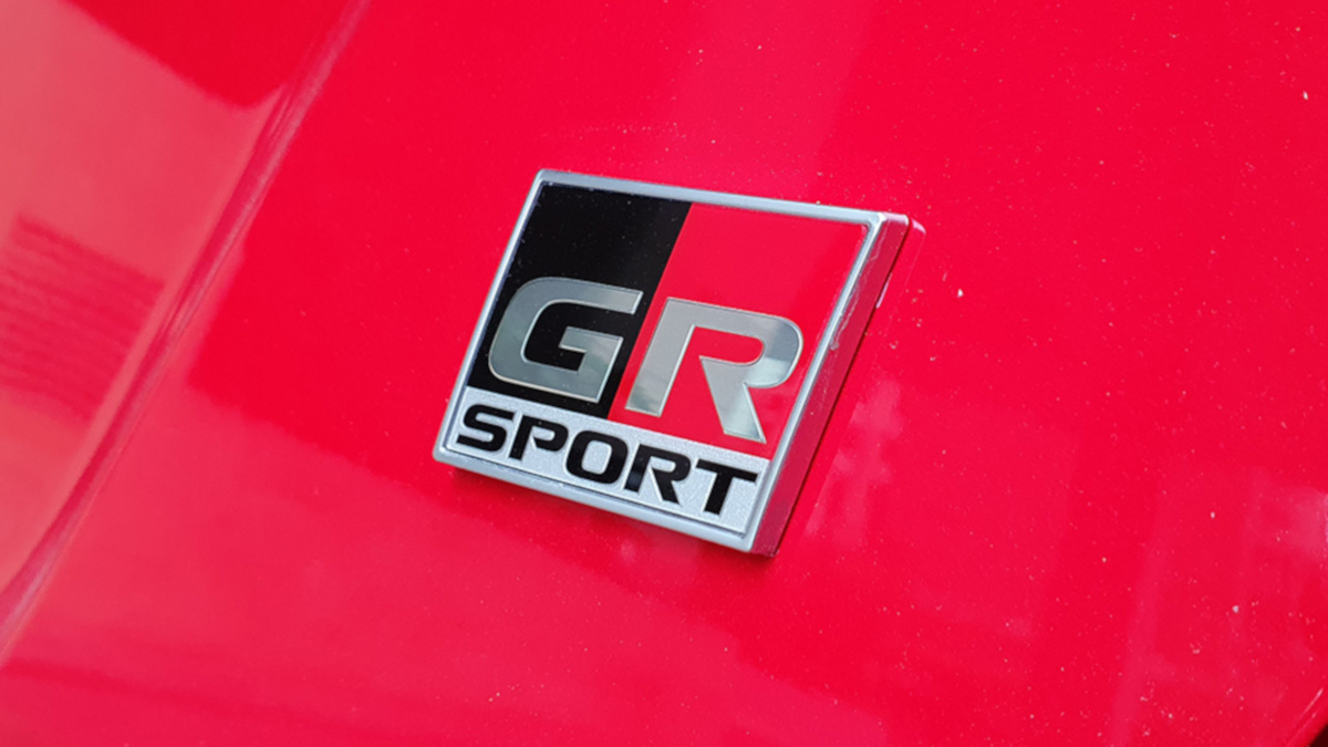 The Toyota Vios GR-S Emblem