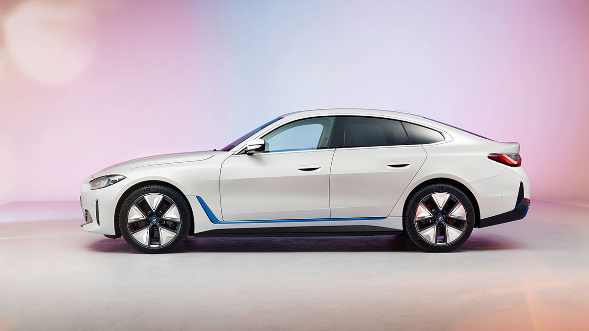 The 2022 BMW i4 Gran Coupe Profile