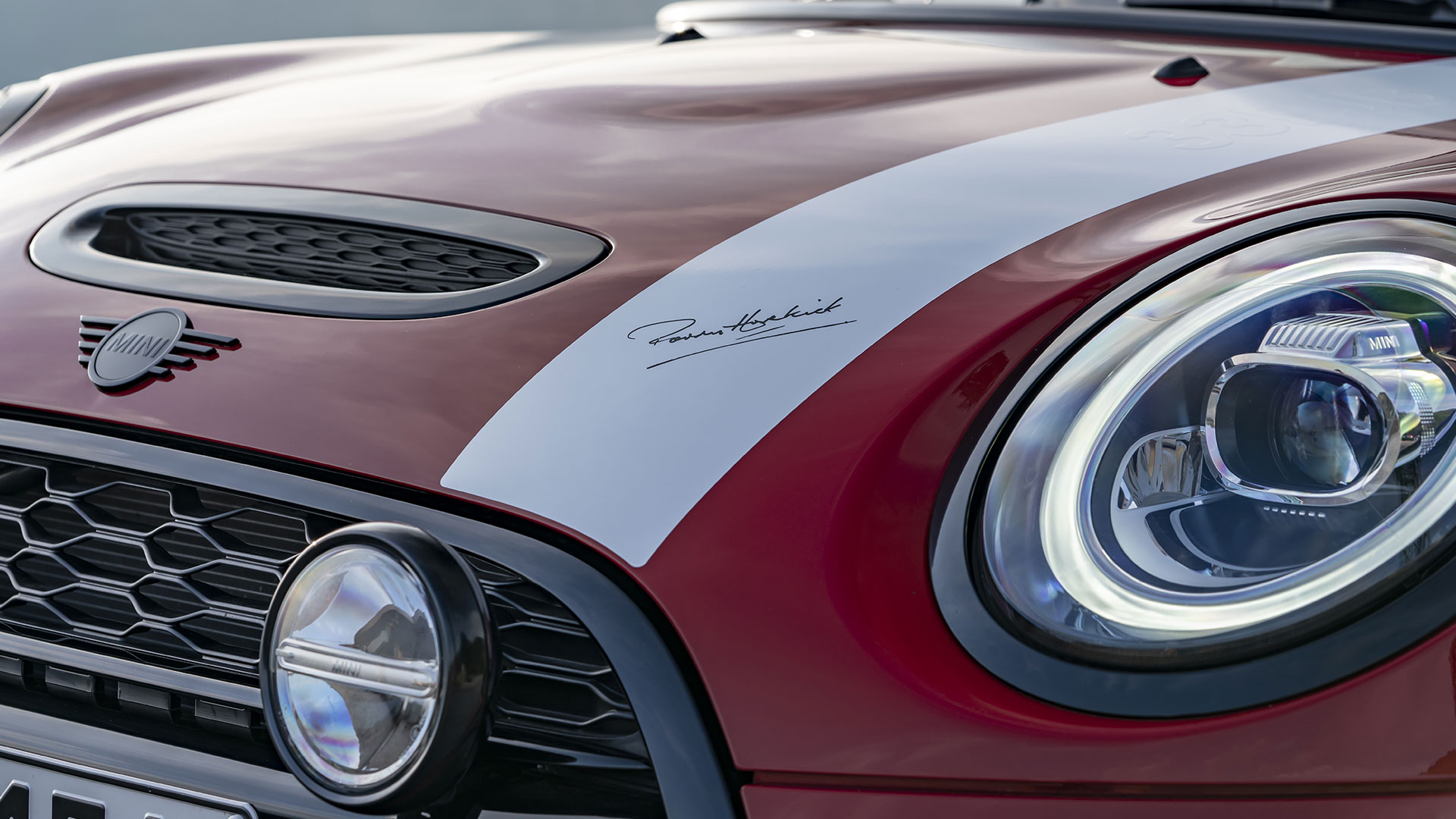 The Mini Paddy Hopkirk Edition close up