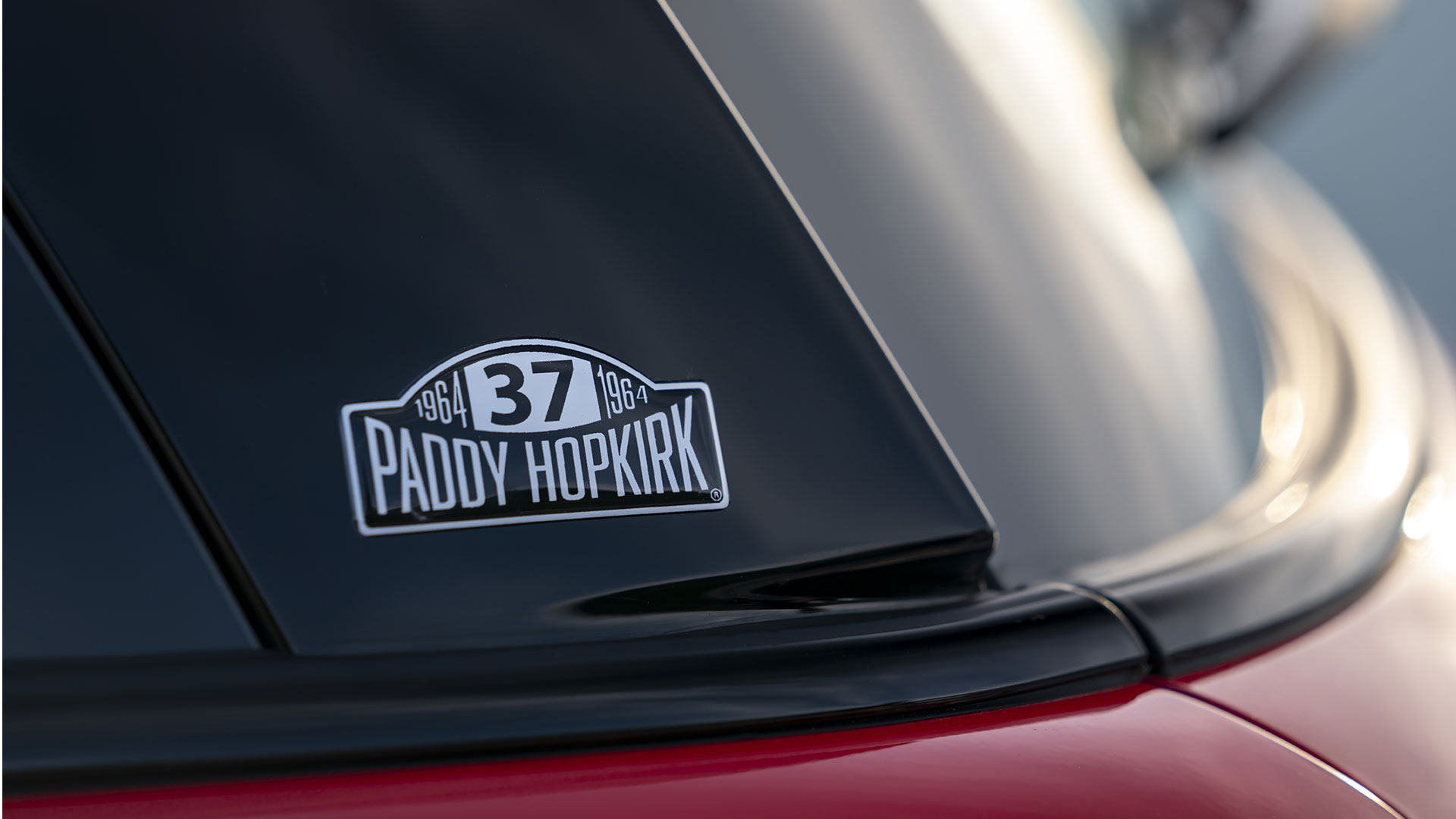 Mini Paddy Hopkirk Edition rear emblem