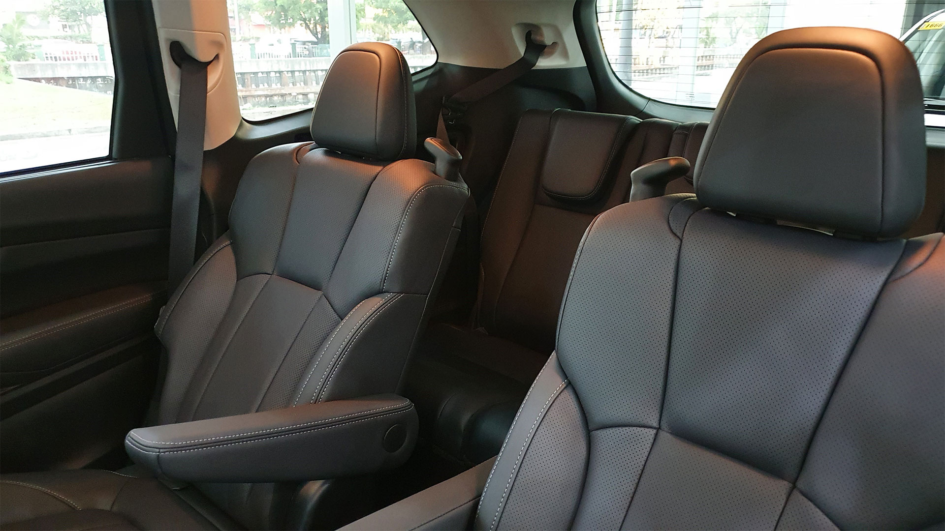 The Subaru Evoltis Rear Passenger Seats