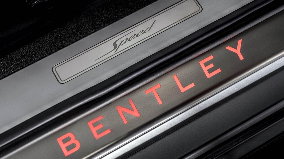 The Bentley Continental GT Speed Door Detail