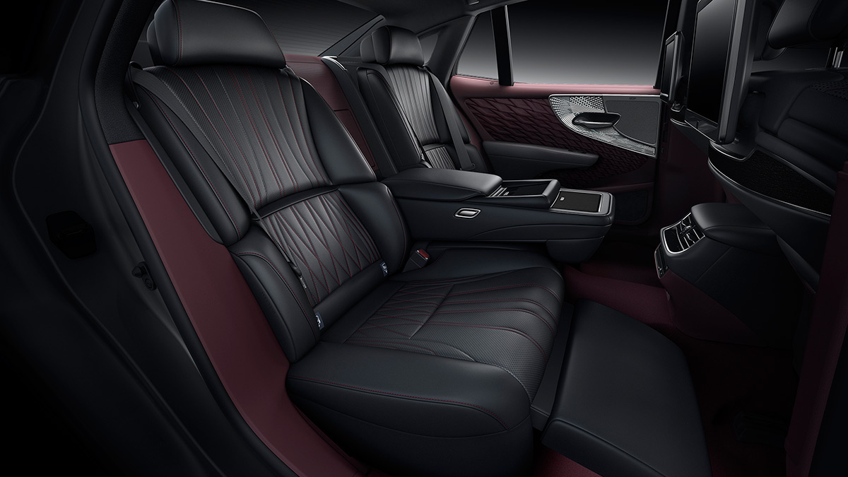 The Lexus LS Rear Passenger Seat