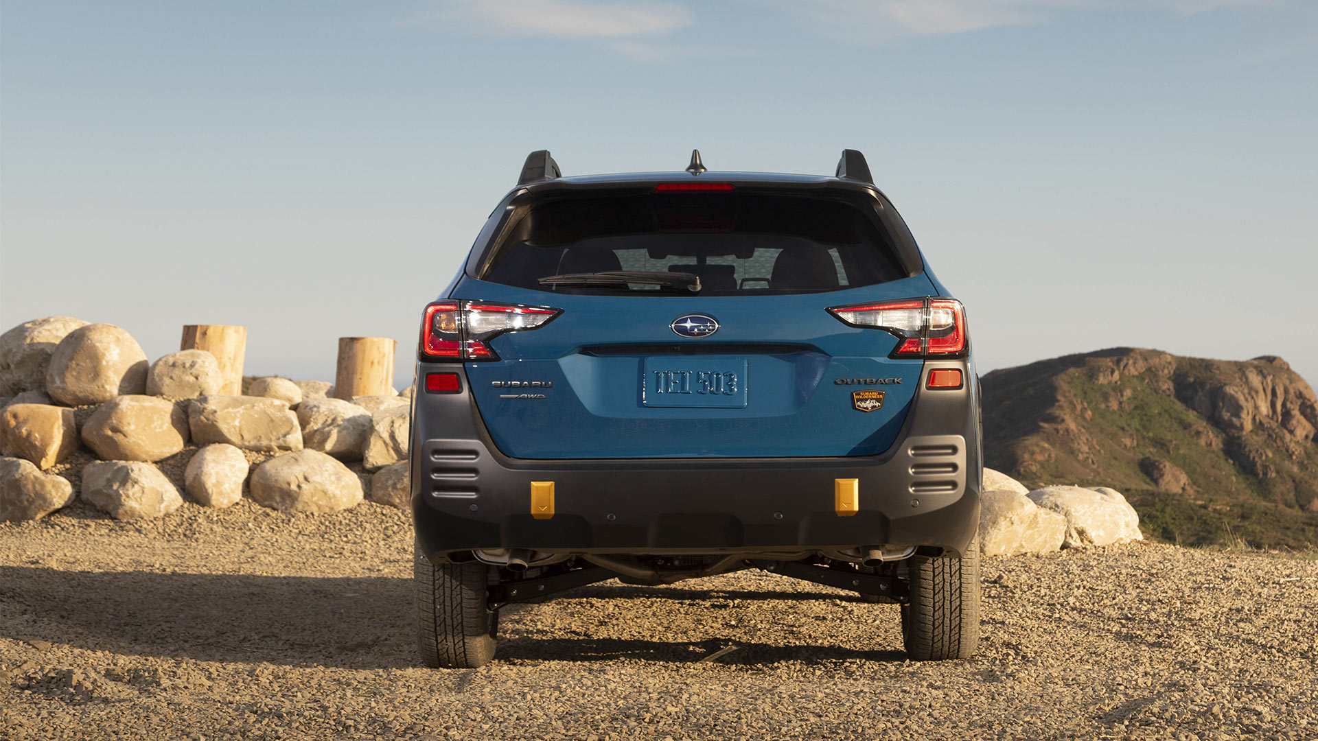 The Subaru Outback Wilderness Rear View