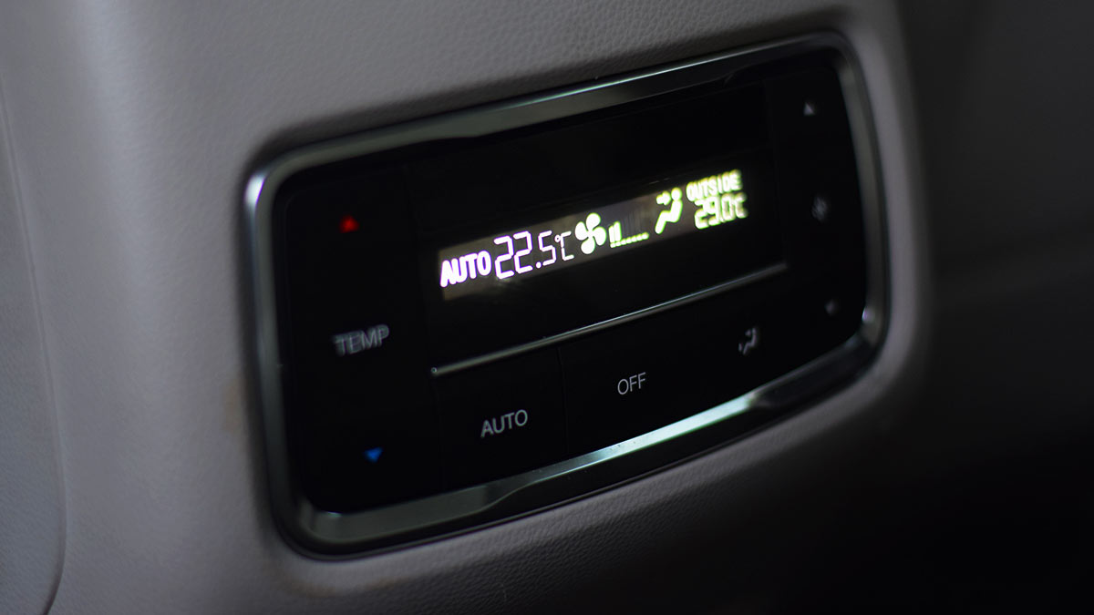 The GAC GS8 Airconditioning Controls