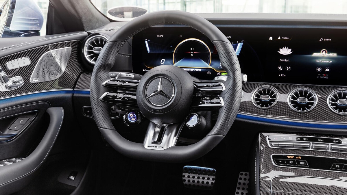 The 2022 Mercedes-Benz CLS Steering Wheel