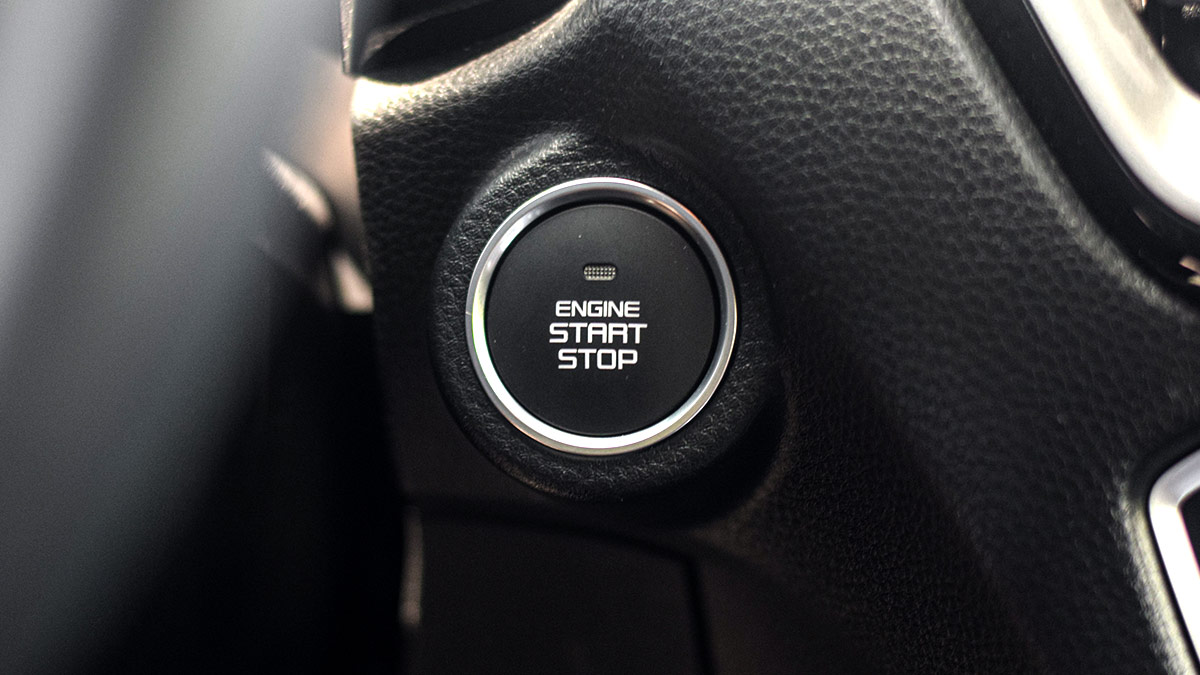 The 2021 Isuzu D-Max Start Engine Button