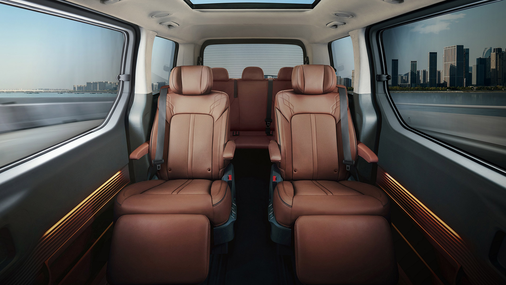 The Hyundai Staria Passenger Seats