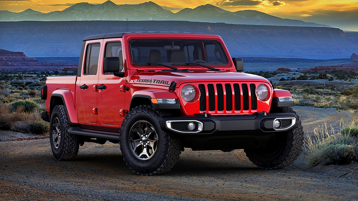 Jeep pays tribute to the largest truck market in the US with the Gladiator Texas Trail