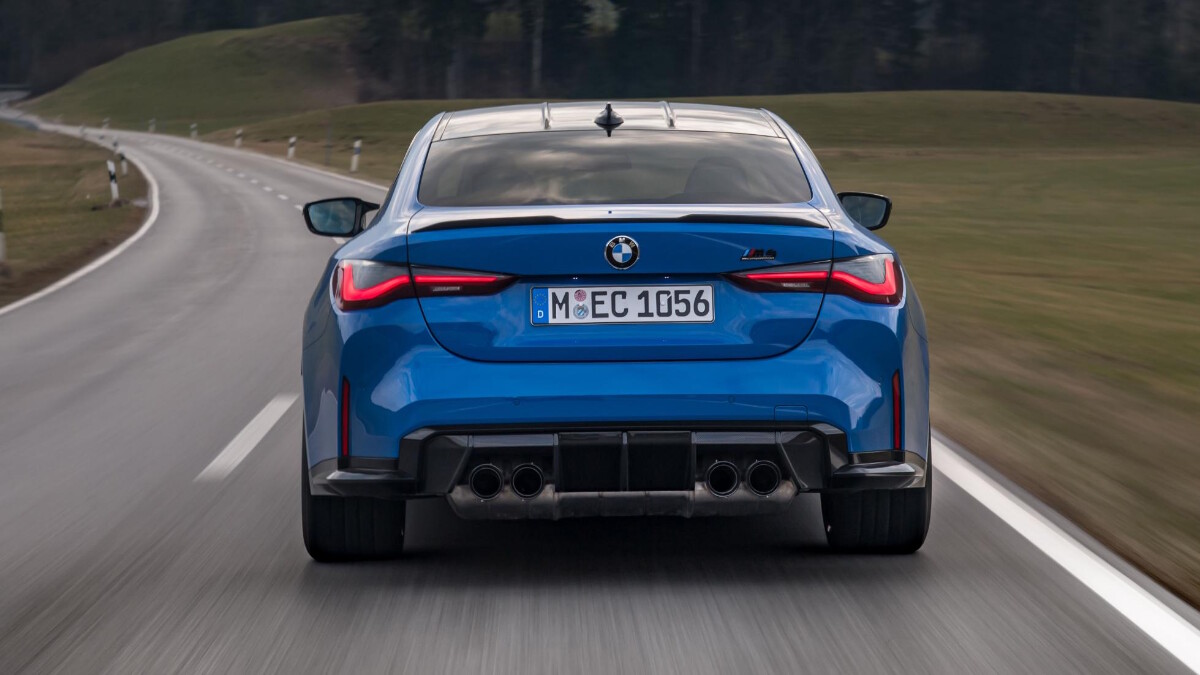 The BMW M4 Competition xDrive Rear View