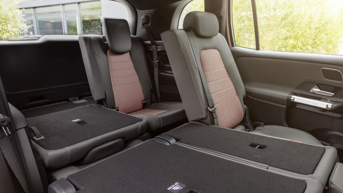 The Mercedes-Benz EQB Folded Passenger Seats