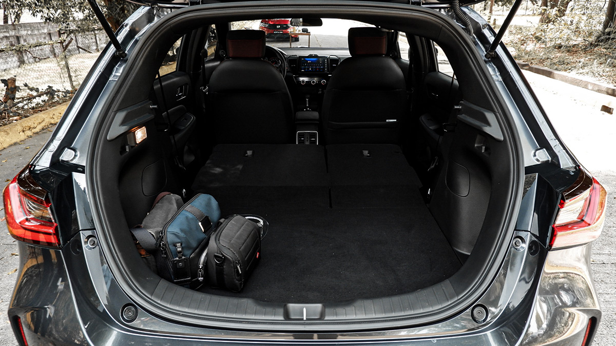 The Honda City Hatchback Trunk Space