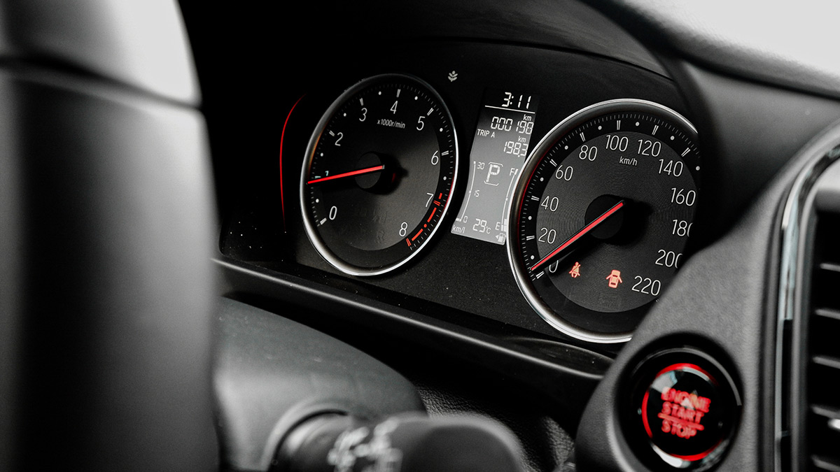 The Honda City Hatchback Odometer